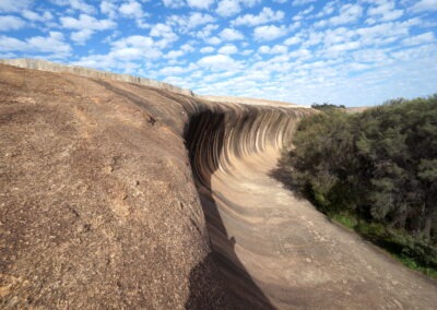 Wave Rock - a granite inselberg - Hyden